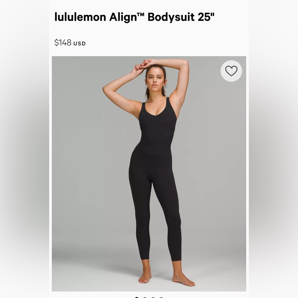 lululemon athletica Black Bodysuit